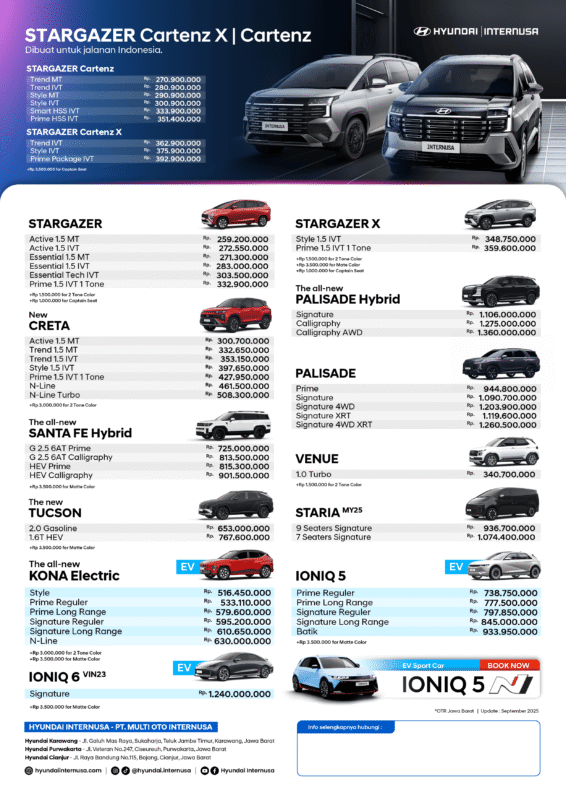 FLYER SEPTEMBER 2025 PRICELIST - mini